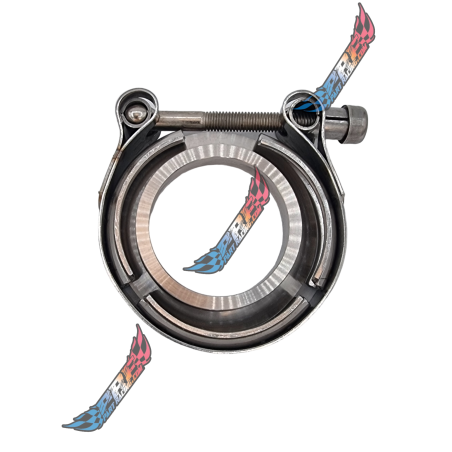 KIT V-BAND BMW E90 Bride Entrée Collecteur Echappement Turbo INOX